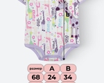  02389 Боди jumping beans "Жираф" для девочки